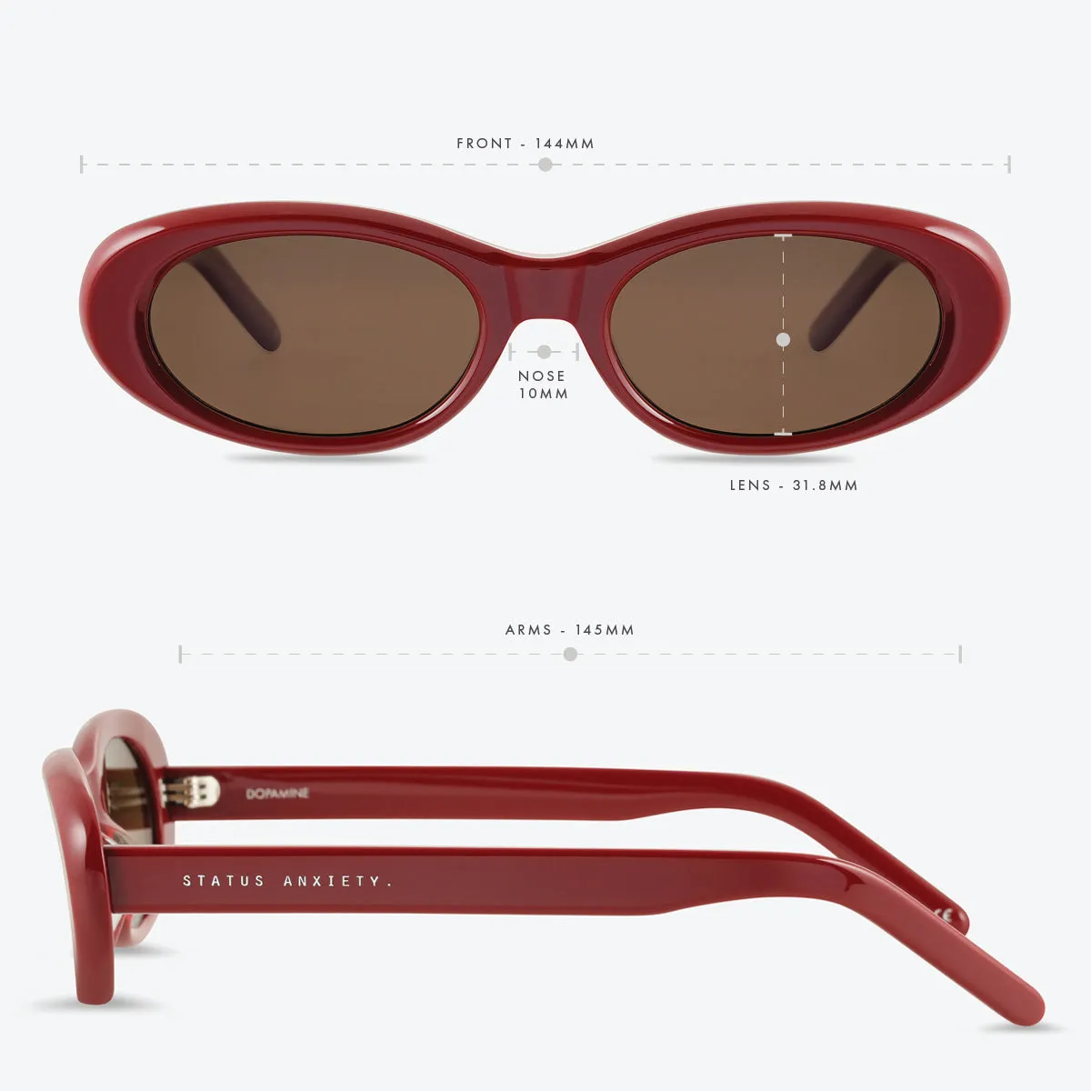 Dopamine Sunglasses - Cherry sold by Status Anxiety product image thumbnail 5