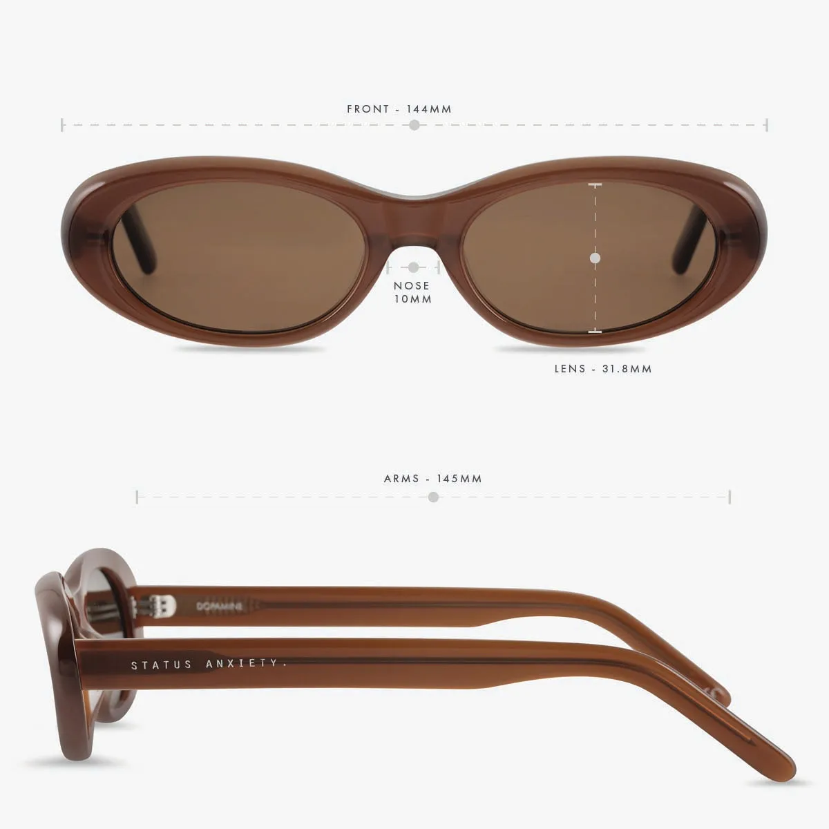 Dopamine Sunglasses - Brown sold by Status Anxiety product image thumbnail 5