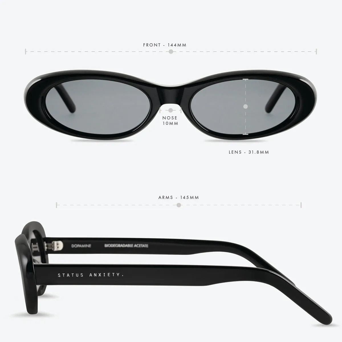 Dopamine Sunglasses - Black sold by Status Anxiety product image thumbnail 5