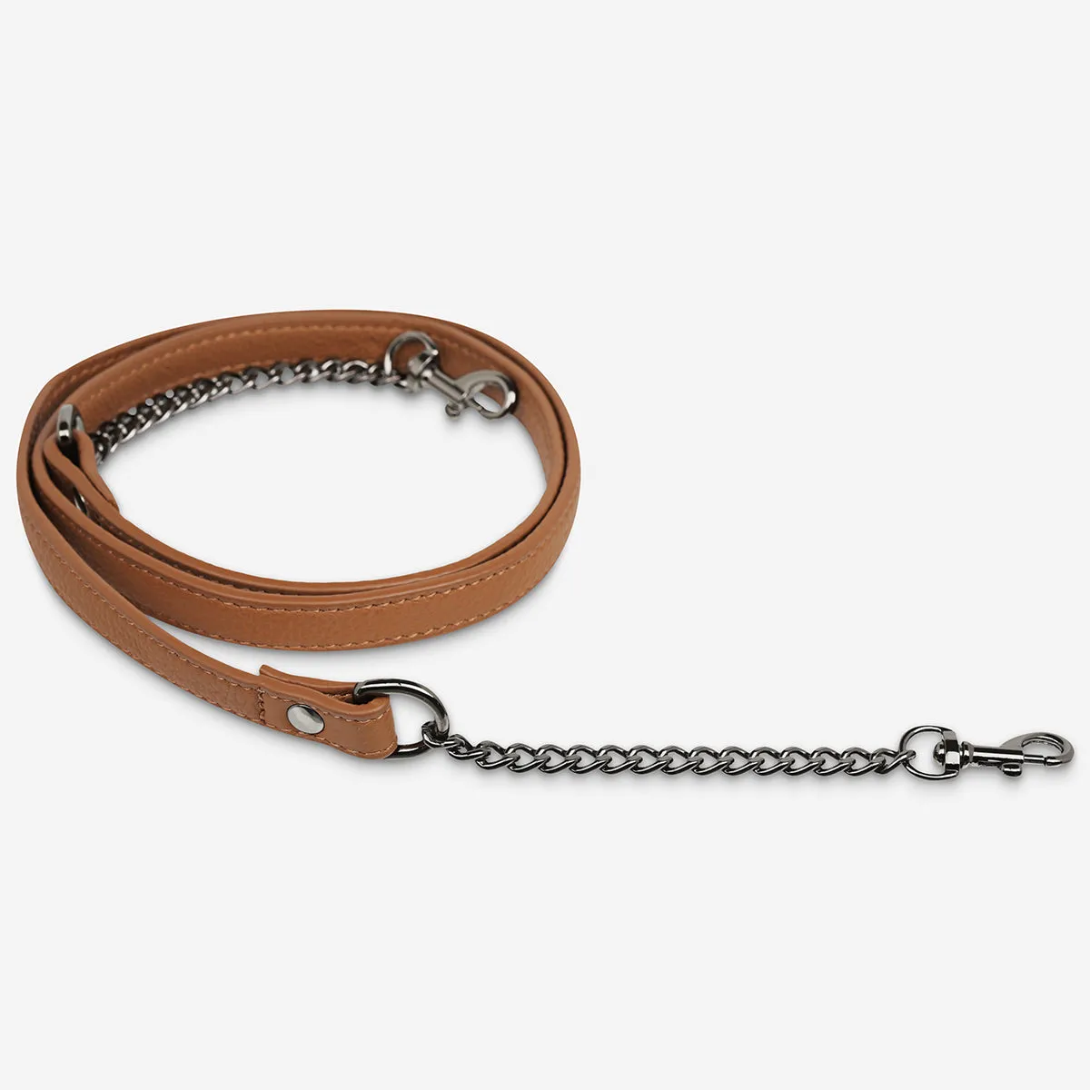 Leather Strap With Chain - Camel sold by Status Anxiety product image thumbnail 2
