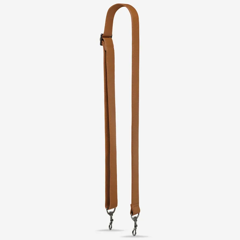Leather Strap Wide - Camel sold by Status Anxiety