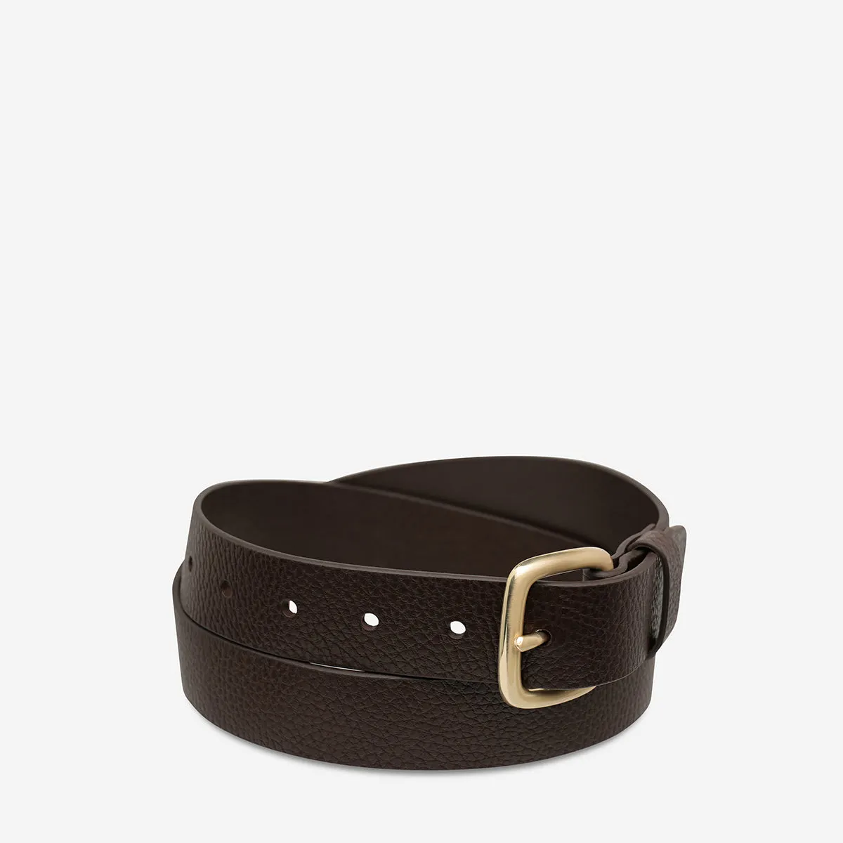 Ease Up Belt - Choc/Gold sold by Status Anxiety product image thumbnail 2