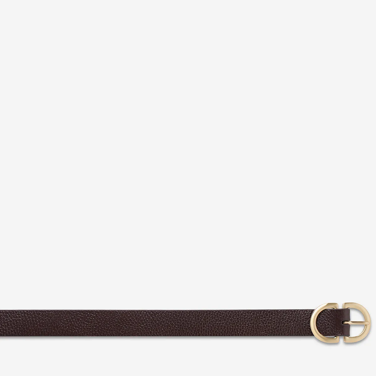 In Reverse Belt - Choc/Gold sold by Status Anxiety product image thumbnail 4