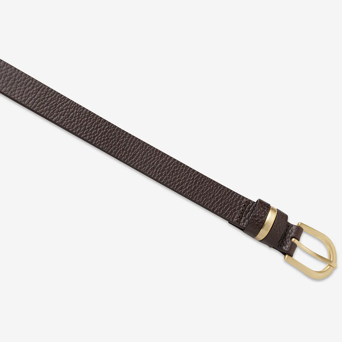 Over And Over Belt - Choc/Gold sold by Status Anxiety product image thumbnail 3