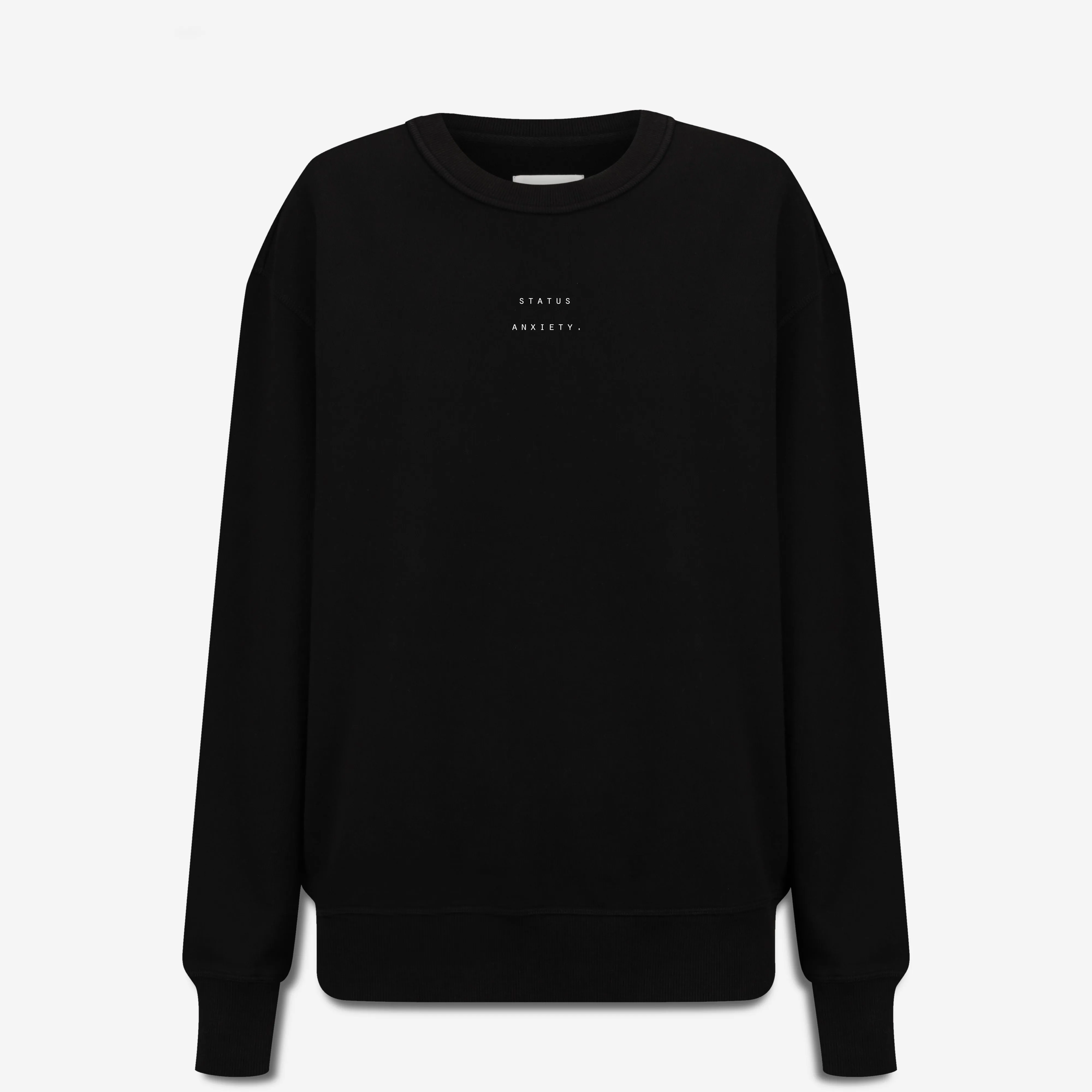 Could Be Nice Logo - Women's Classic Crew / Soft Black sold by Status Anxiety