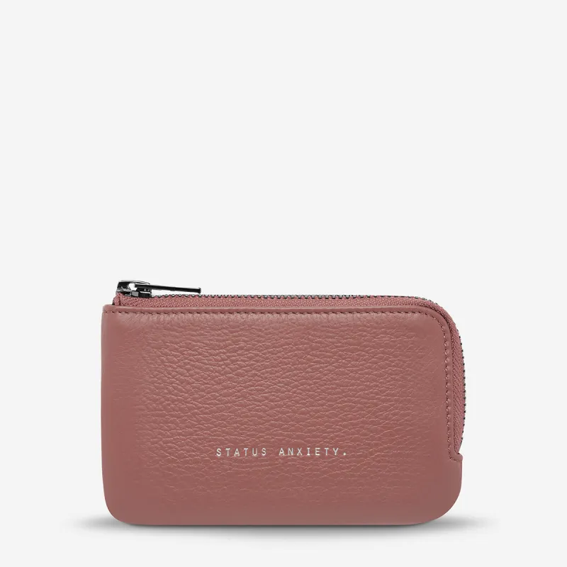Left Behind Wallet - Dusty Rose sold by Status Anxiety