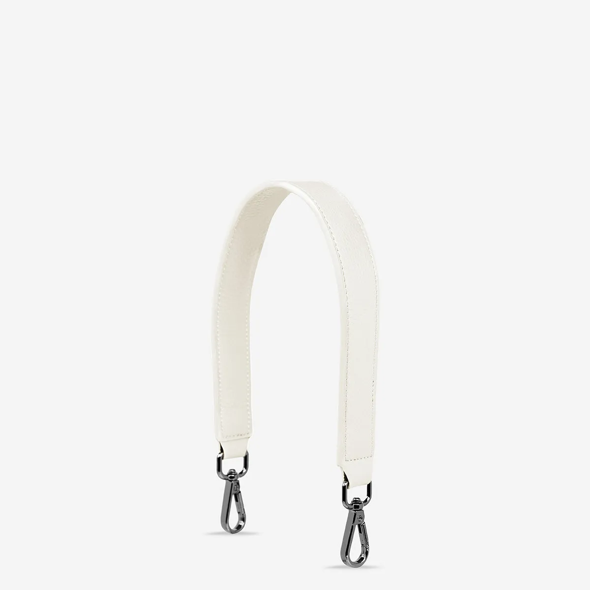 Leather Strap Short - Chalk sold by Status Anxiety