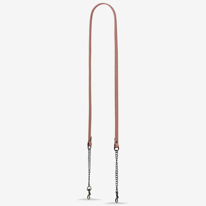 Leather Strap With Chain - Dusty Rose sold by Status Anxiety