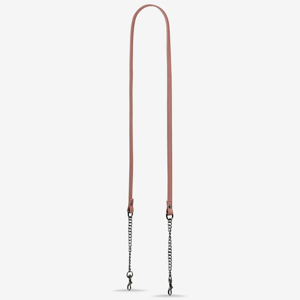 Leather Strap With Chain - Dusty Rose sold by Status Anxiety