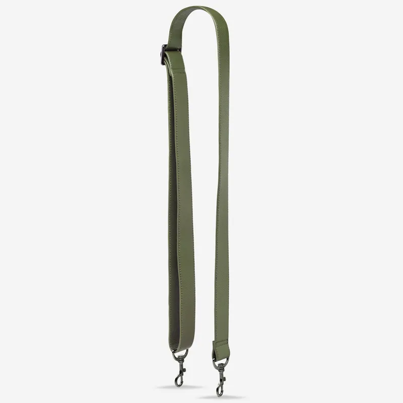 Leather Strap Wide - Khaki sold by Status Anxiety