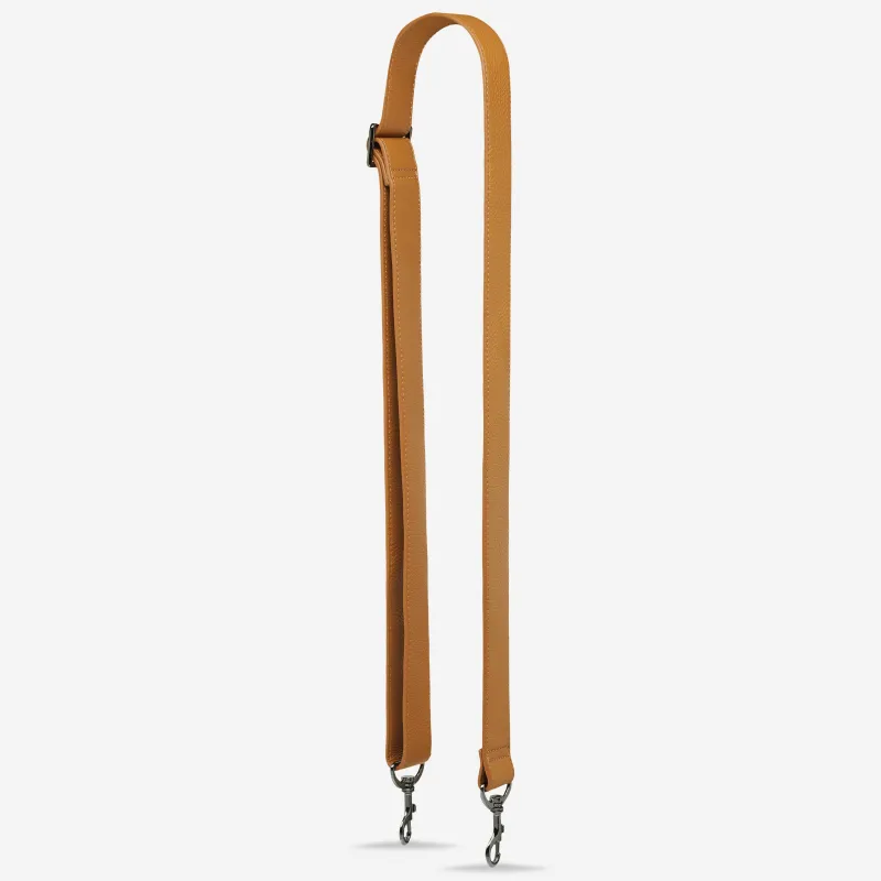 Leather Strap Wide - Tan sold by Status Anxiety