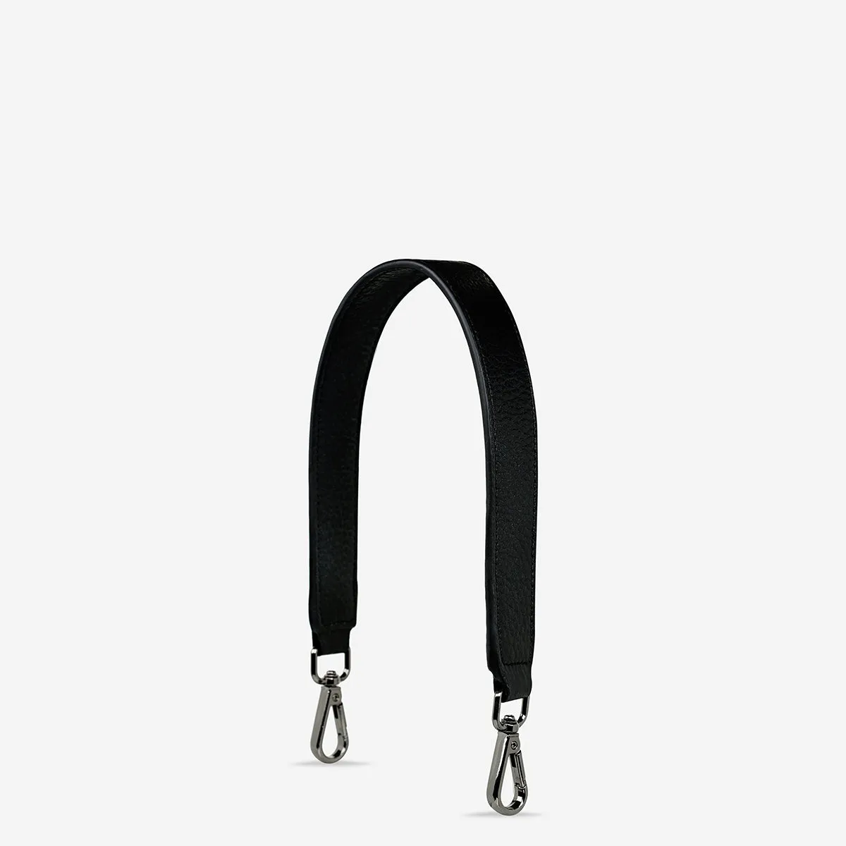 Leather Strap Short - Black sold by Status Anxiety