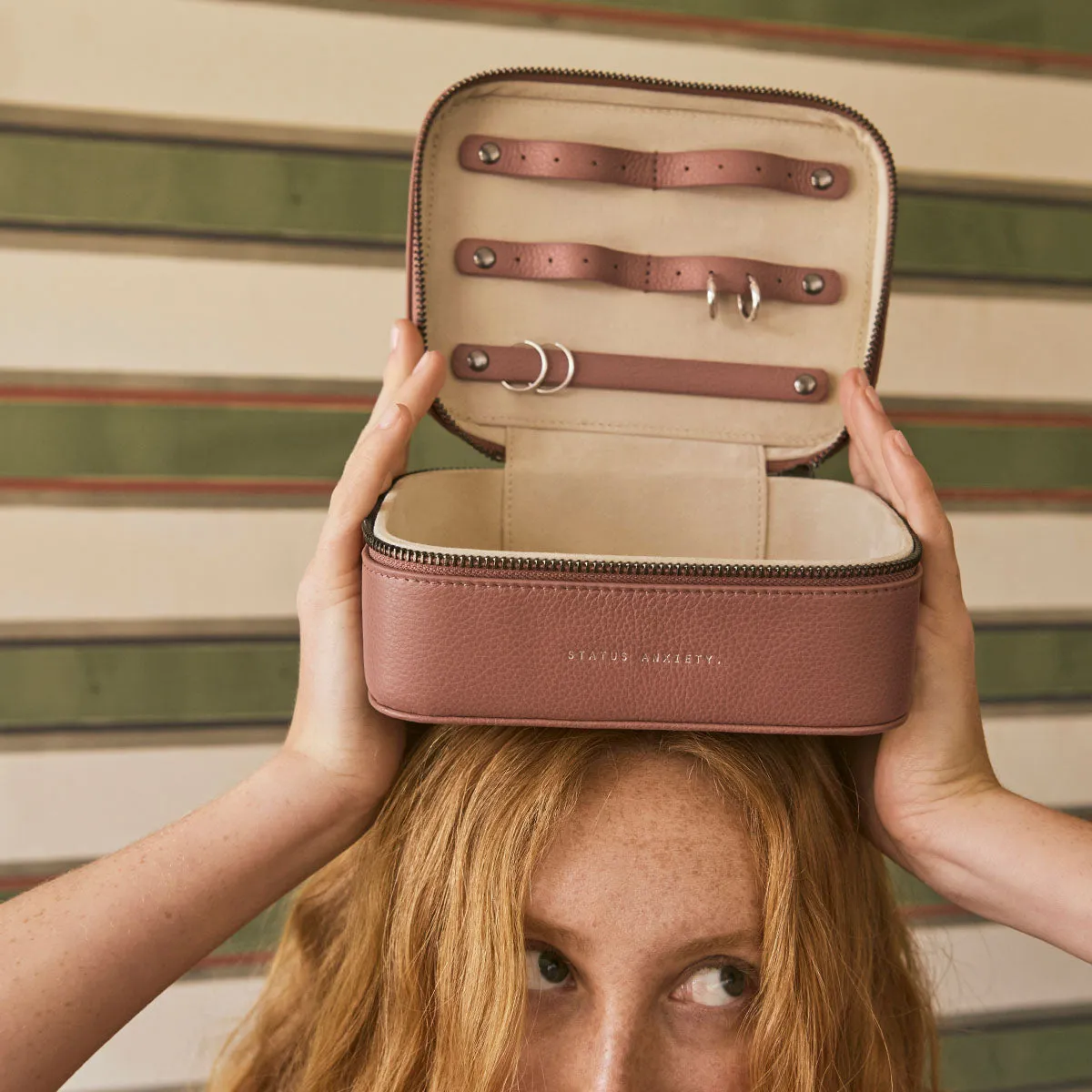 Shining Armour Jewellery Case - Dusty Rose sold by Status Anxiety product image thumbnail 5