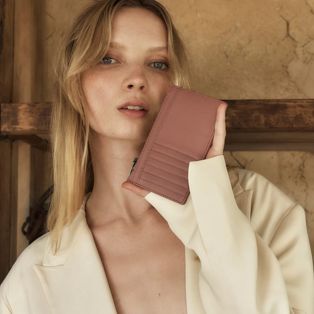 Avoiding Things Wallet - Dusty Rose sold by Status Anxiety product image thumbnail 4