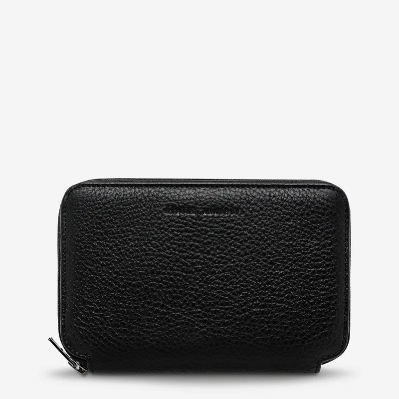 Nowhere To Be Found Passport Wallet - Black sold by Status Anxiety