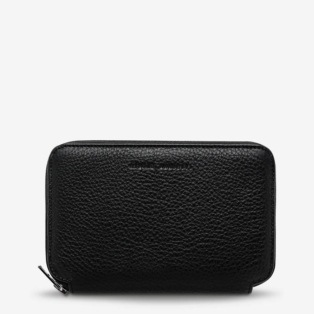 Nowhere To Be Found Passport Wallet - Black sold by Status Anxiety