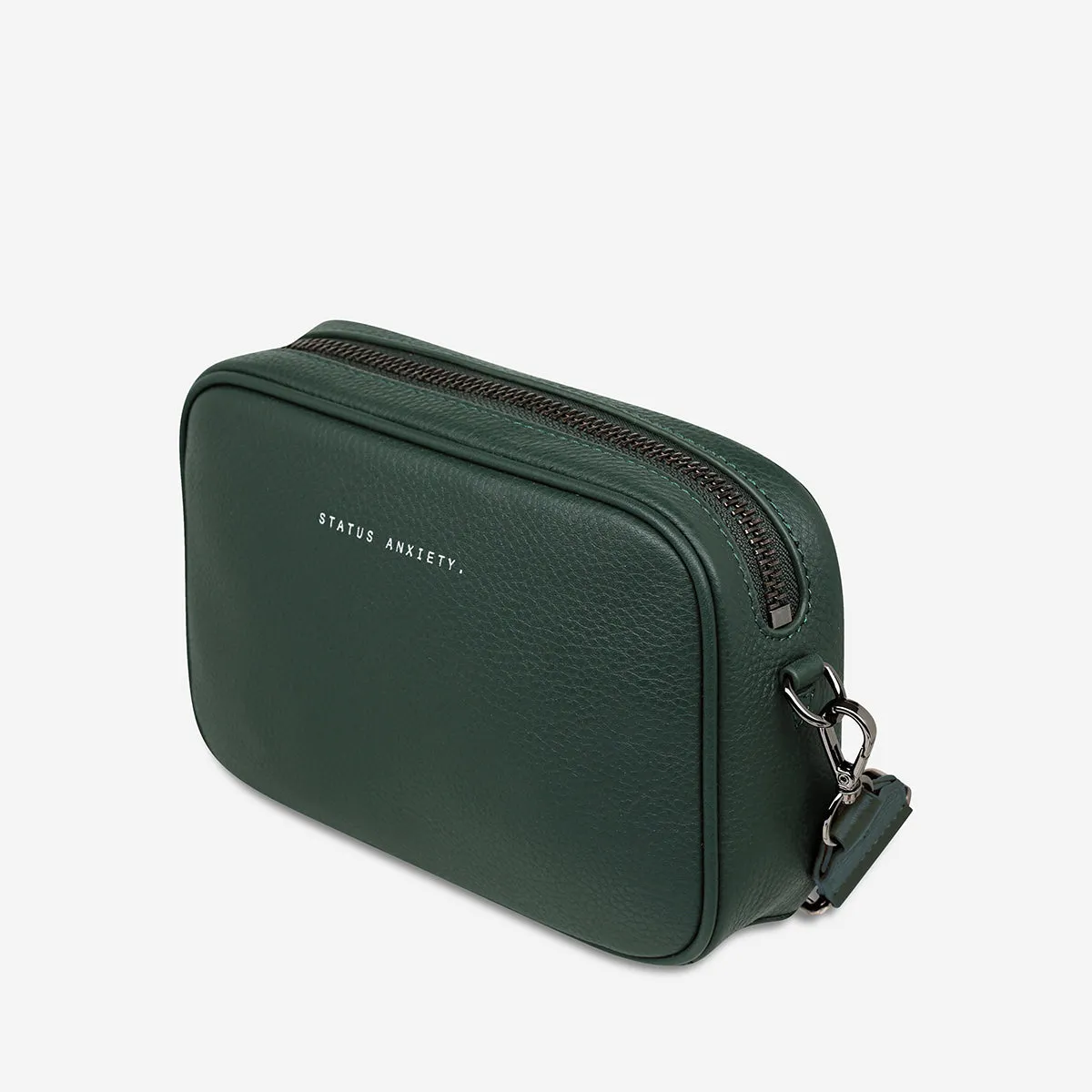 Plunder Bag With Webbed Strap - Green sold by Status Anxiety product image thumbnail 4