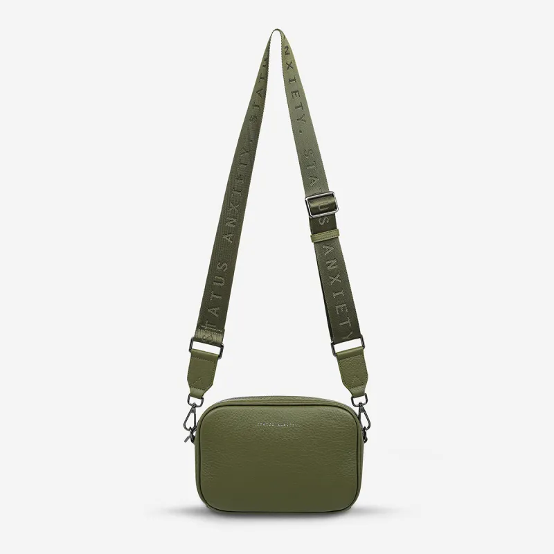 Plunder Bag With Webbed Strap - Khaki sold by Status Anxiety