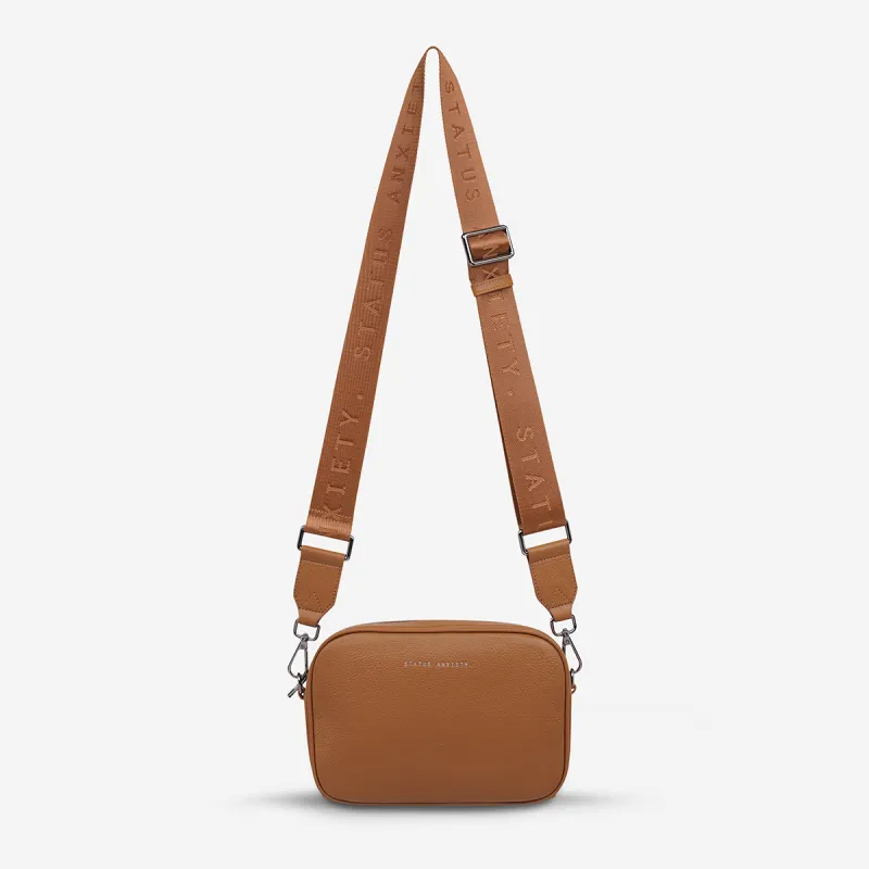 Plunder Bag With Webbed Strap - Camel sold by Status Anxiety