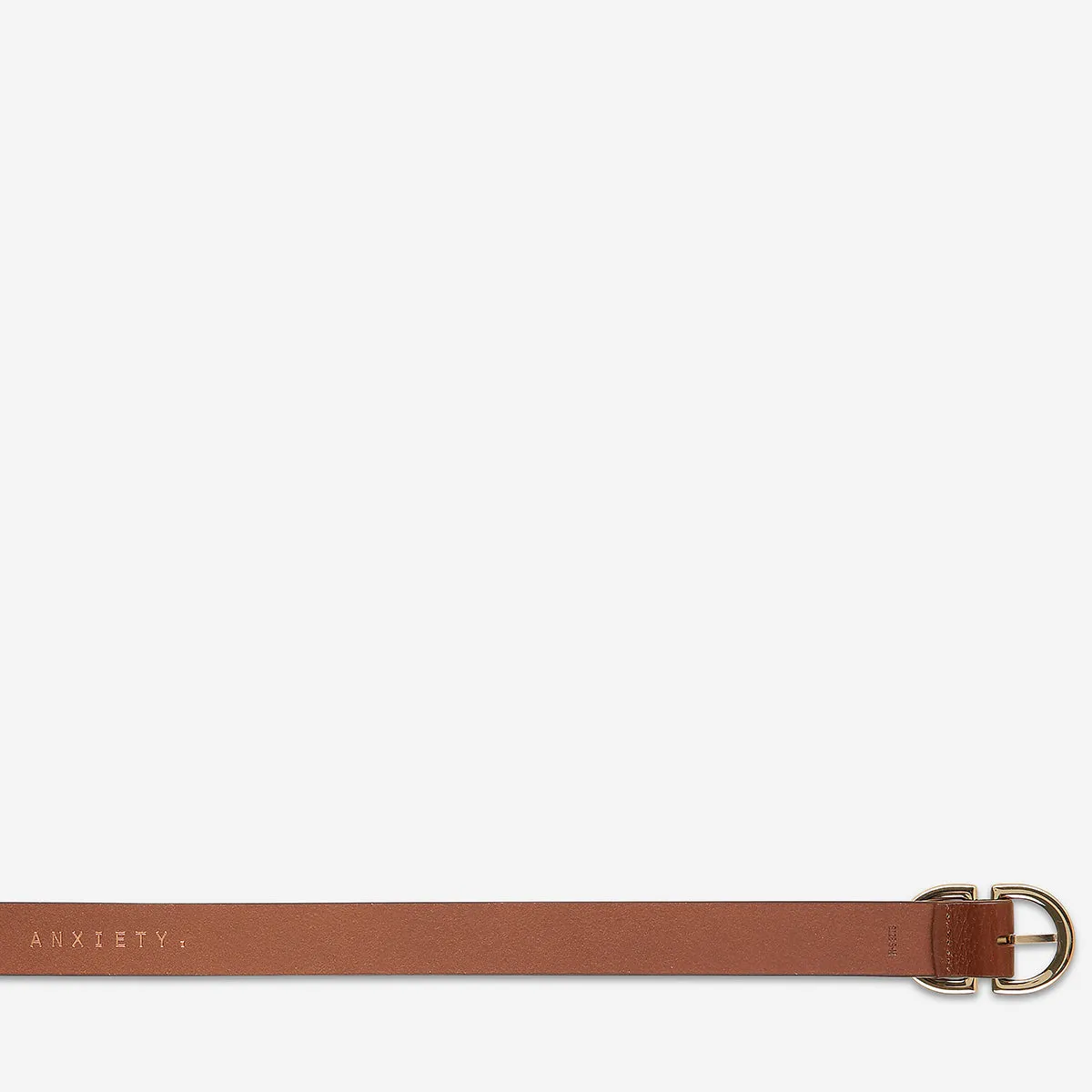 In Reverse Belt - Tan/Gold sold by Status Anxiety product image thumbnail 5