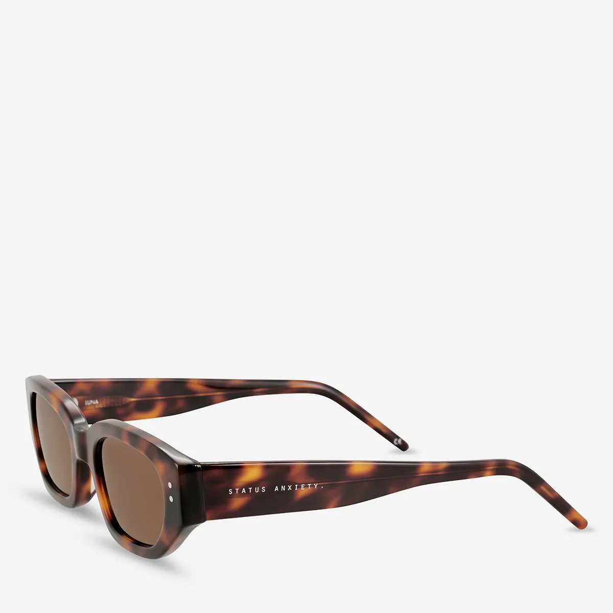 Luna Sunglasses - Brown Tort sold by Status Anxiety product image thumbnail 3