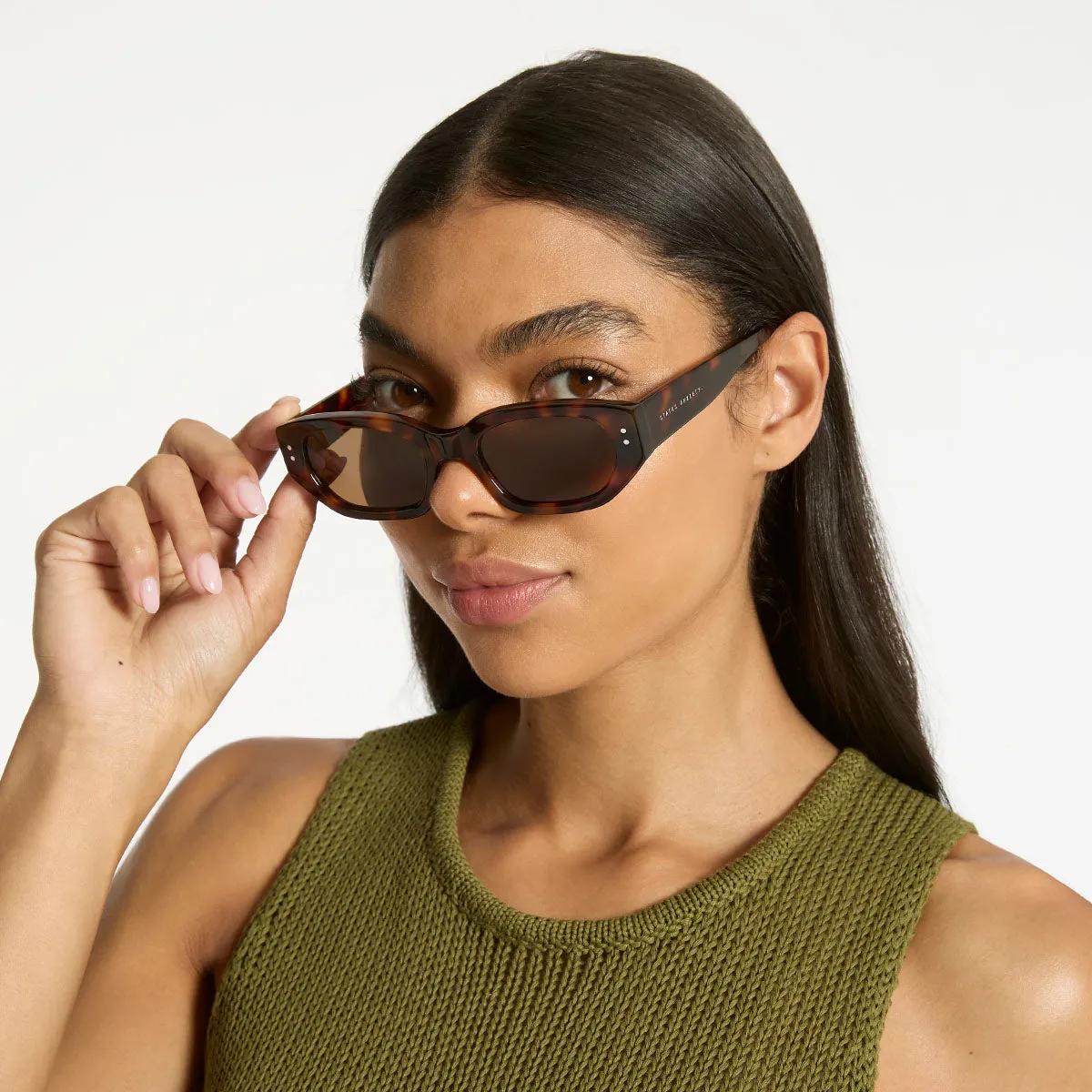 Luna Sunglasses - Brown Tort sold by Status Anxiety product image thumbnail 2