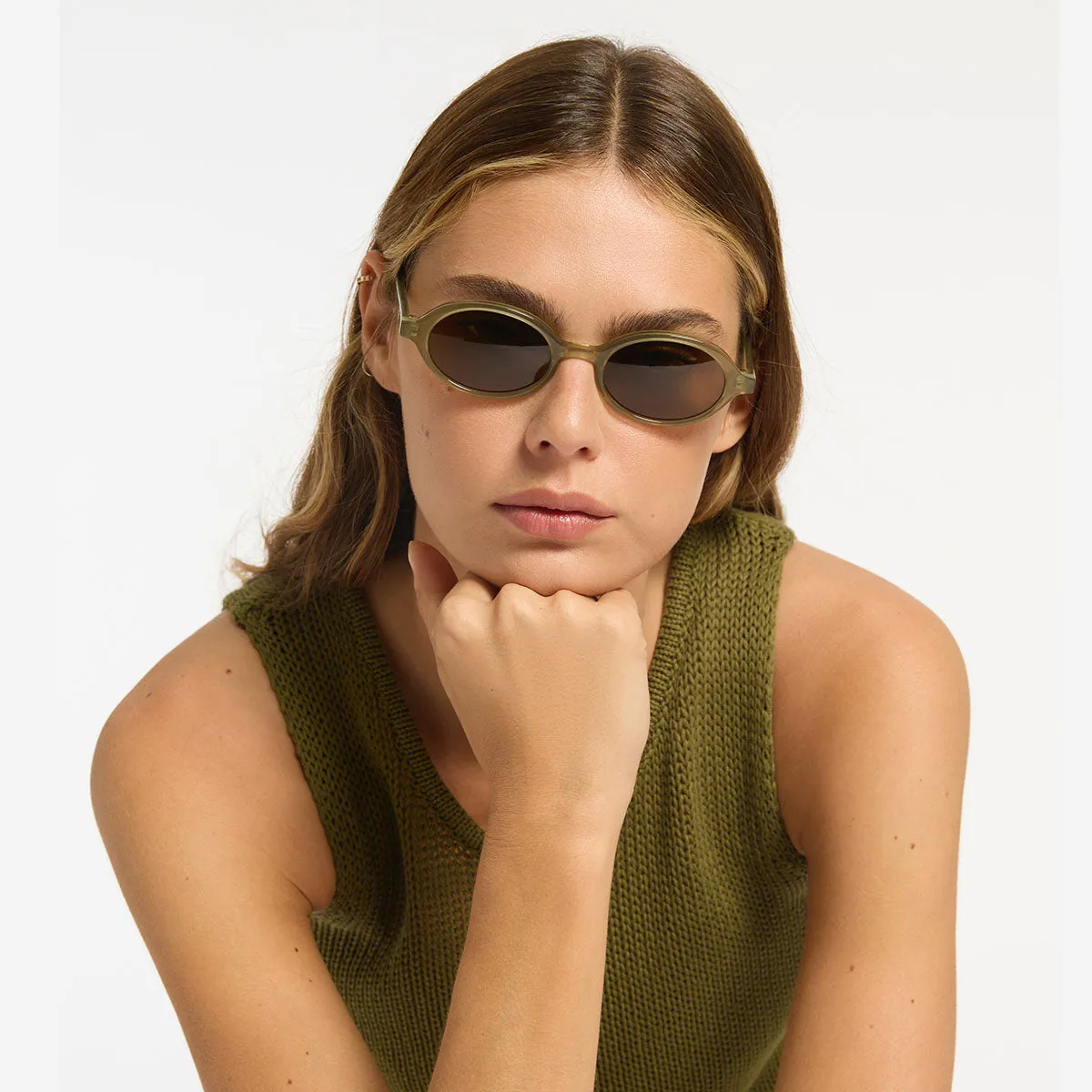 Wonder Sunglasses - Pear sold by Status Anxiety product image thumbnail 2