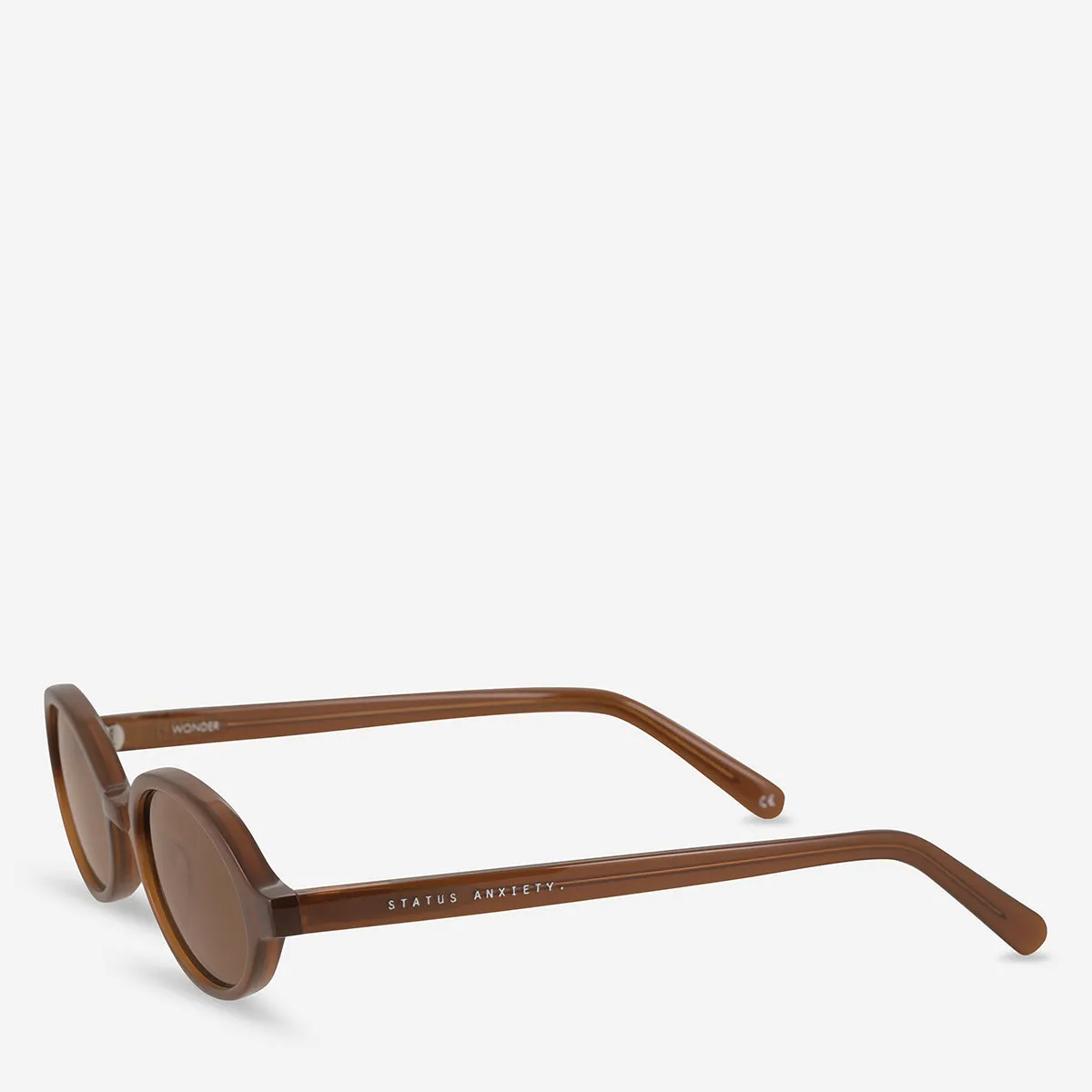 Wonder Sunglasses - Brown sold by Status Anxiety product image thumbnail 3