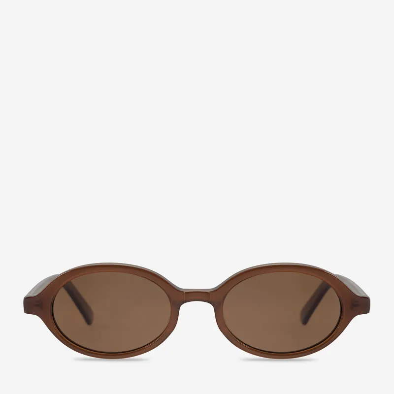 Wonder Sunglasses - Brown sold by Status Anxiety