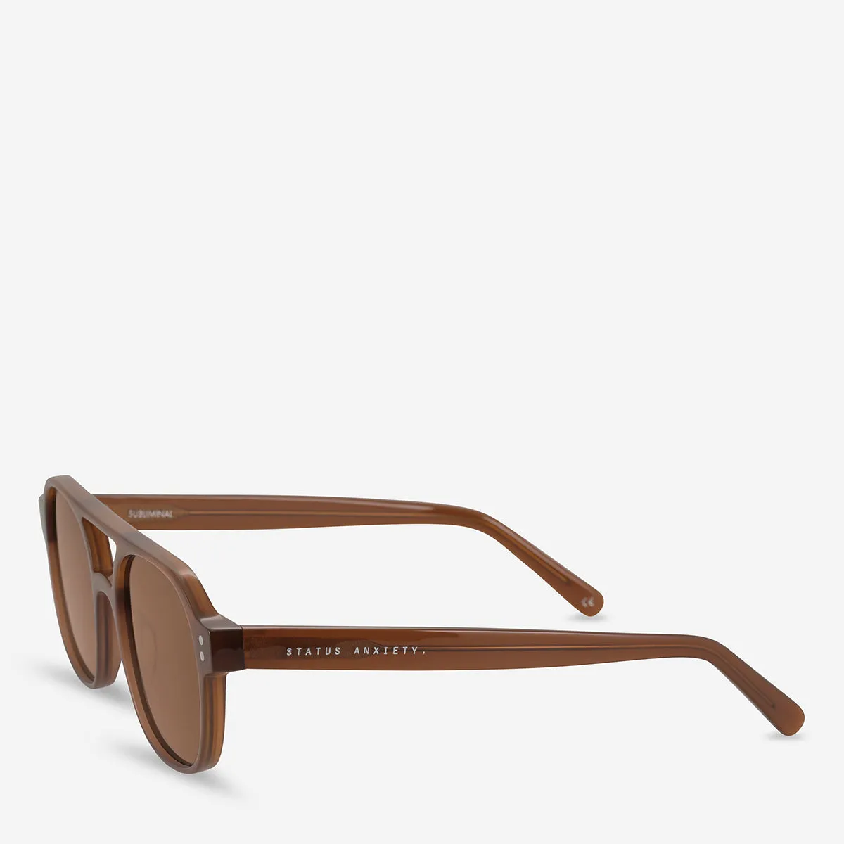 Subliminal Sunglasses - Brown sold by Status Anxiety product image thumbnail 3