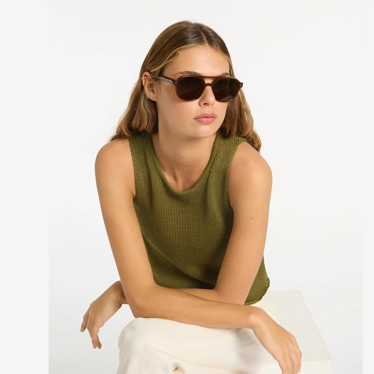 Subliminal Sunglasses - Brown sold by Status Anxiety product image thumbnail 2