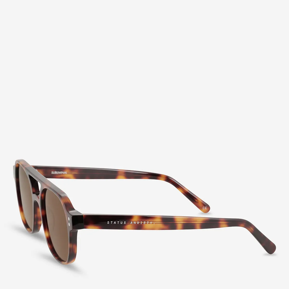 Subliminal Sunglasses - Brown Tort sold by Status Anxiety product image thumbnail 3