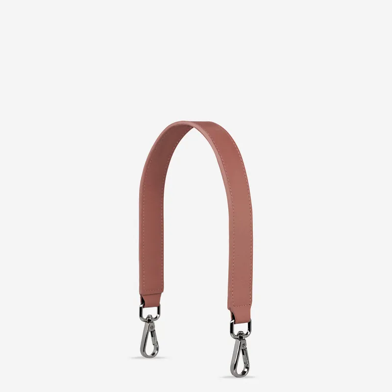 Leather Strap Short - Dusty Rose sold by Status Anxiety