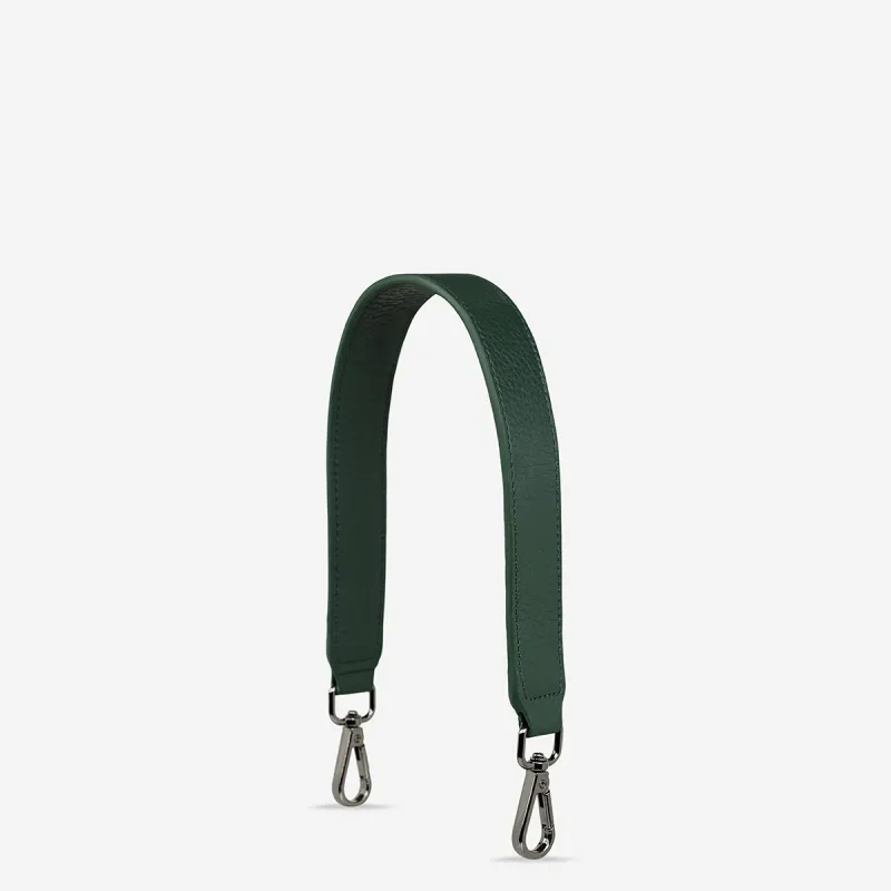 Leather Strap Short - Green sold by Status Anxiety