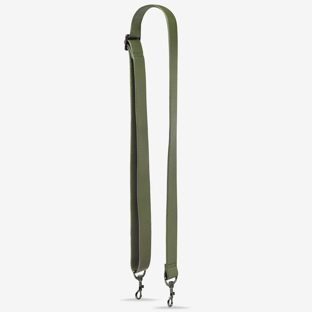 Leather Strap Wide - Khaki sold by Status Anxiety