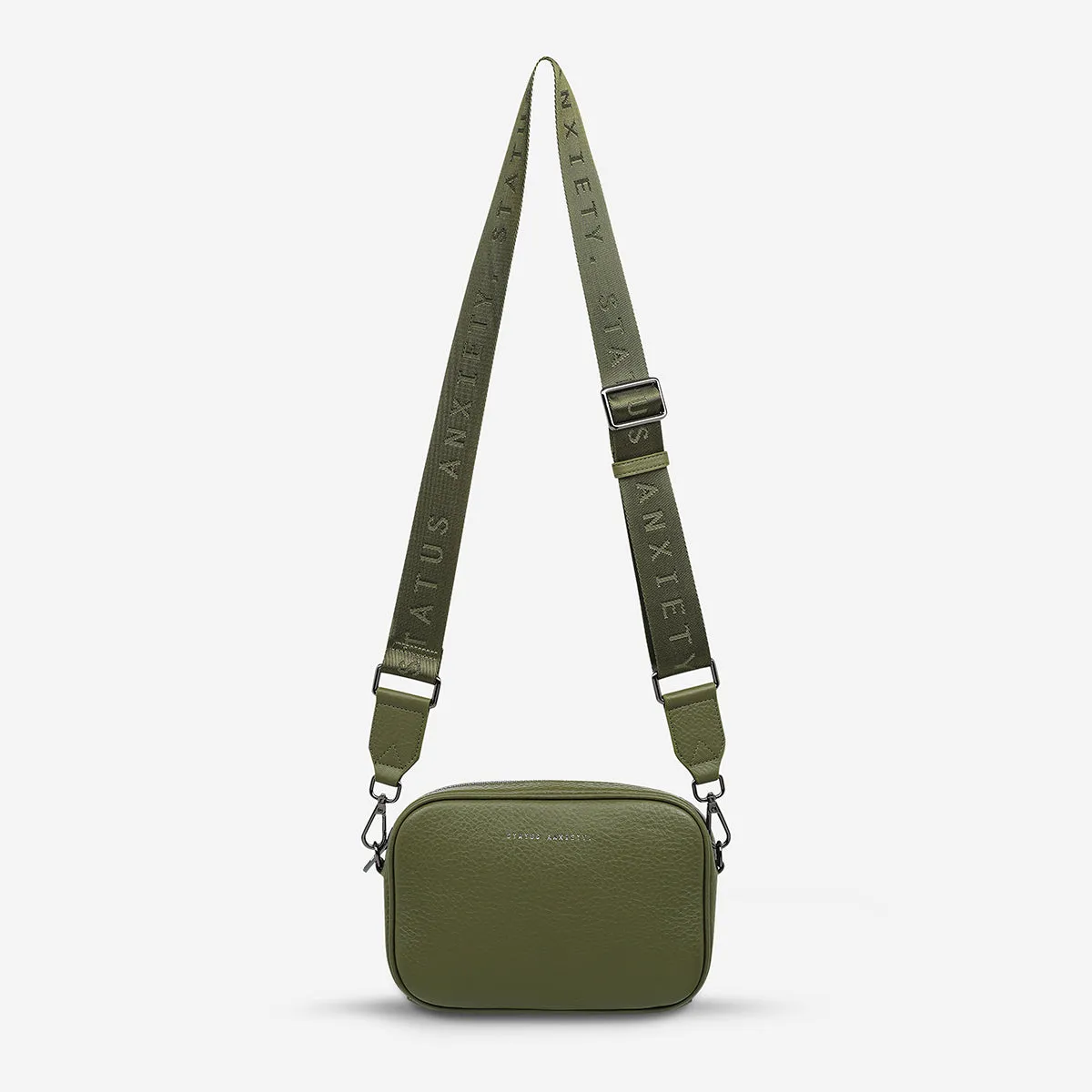 Plunder Bag With Webbed Strap - Khaki sold by Status Anxiety
