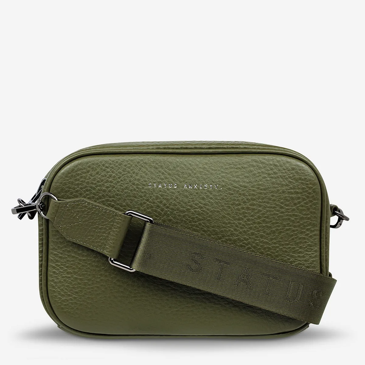 Plunder Bag With Webbed Strap - Khaki sold by Status Anxiety product image thumbnail 3