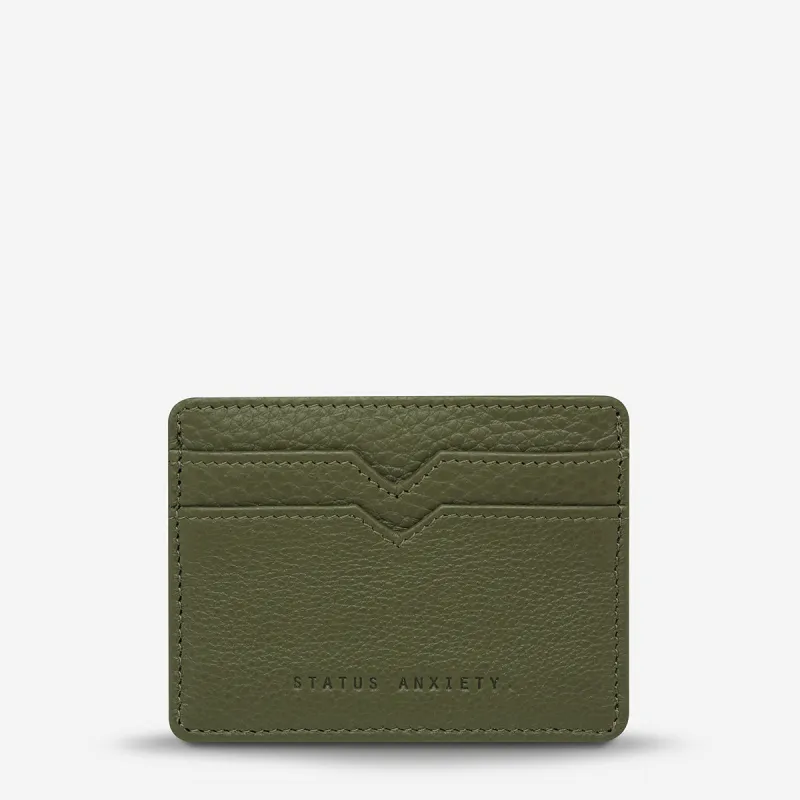 Together For Now Wallet - Khaki made by Status Anxiety