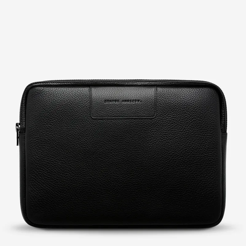 Before I Leave Laptop Case - Black made by Status Anxiety