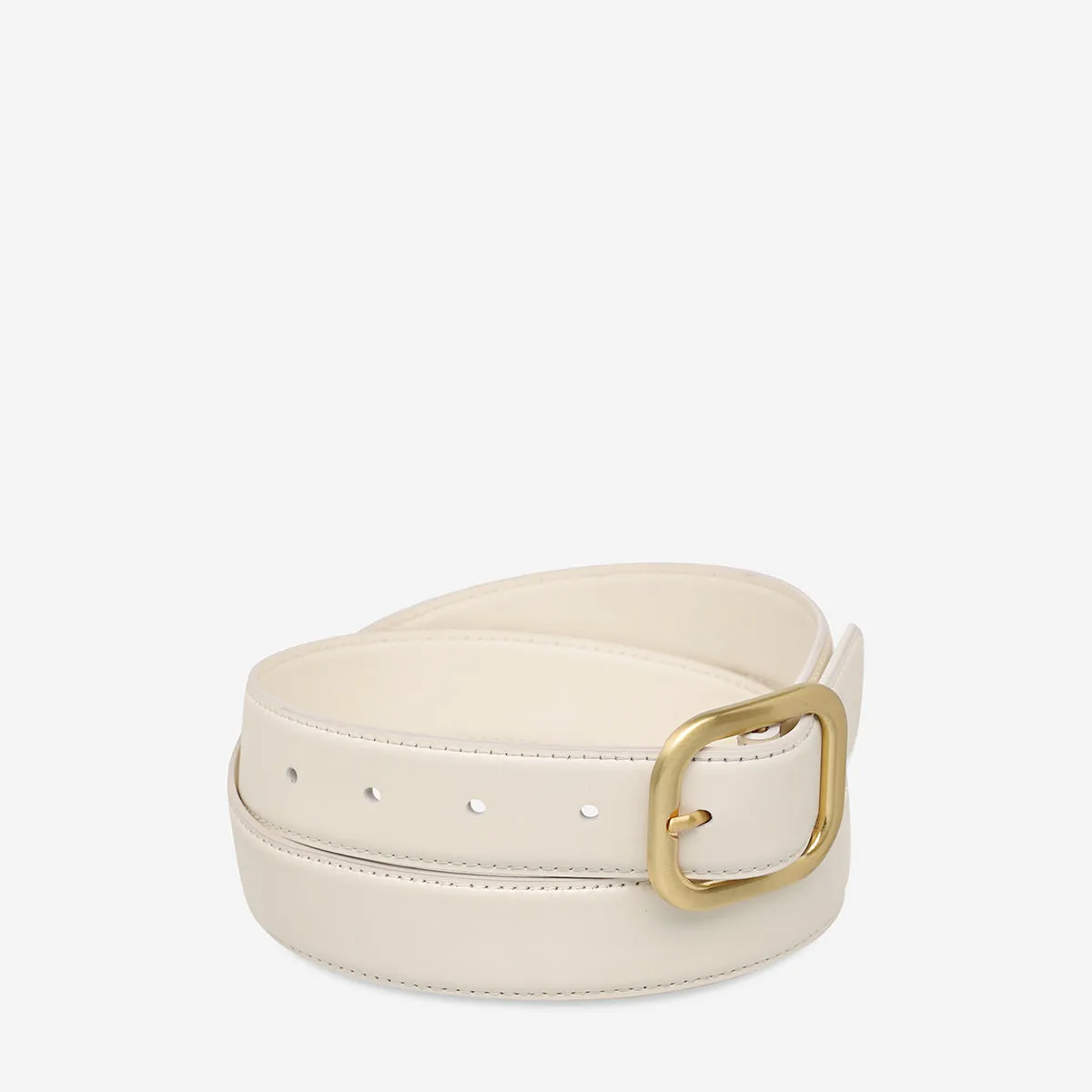 Falling Quiet Belt - Ivory Nappa/Gold sold by Status Anxiety product image thumbnail 3