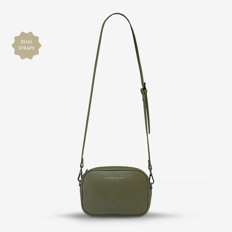 Plunder Bag With Dual Straps - Khaki made by Status Anxiety