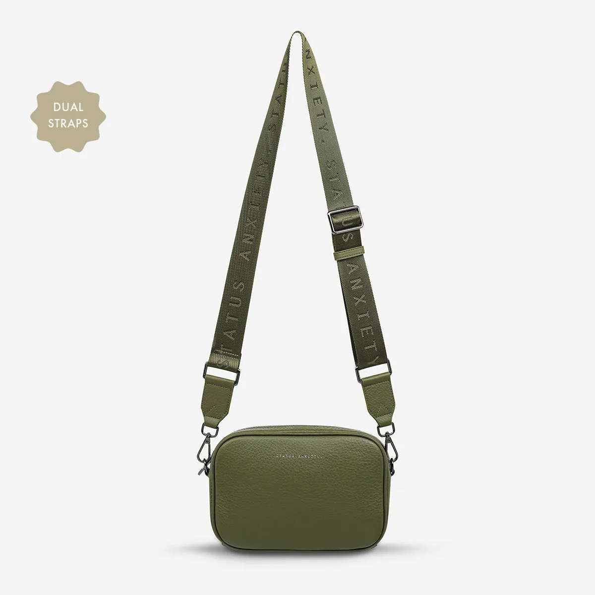 Plunder Bag With Dual Straps - Khaki sold by Status Anxiety product image thumbnail 3