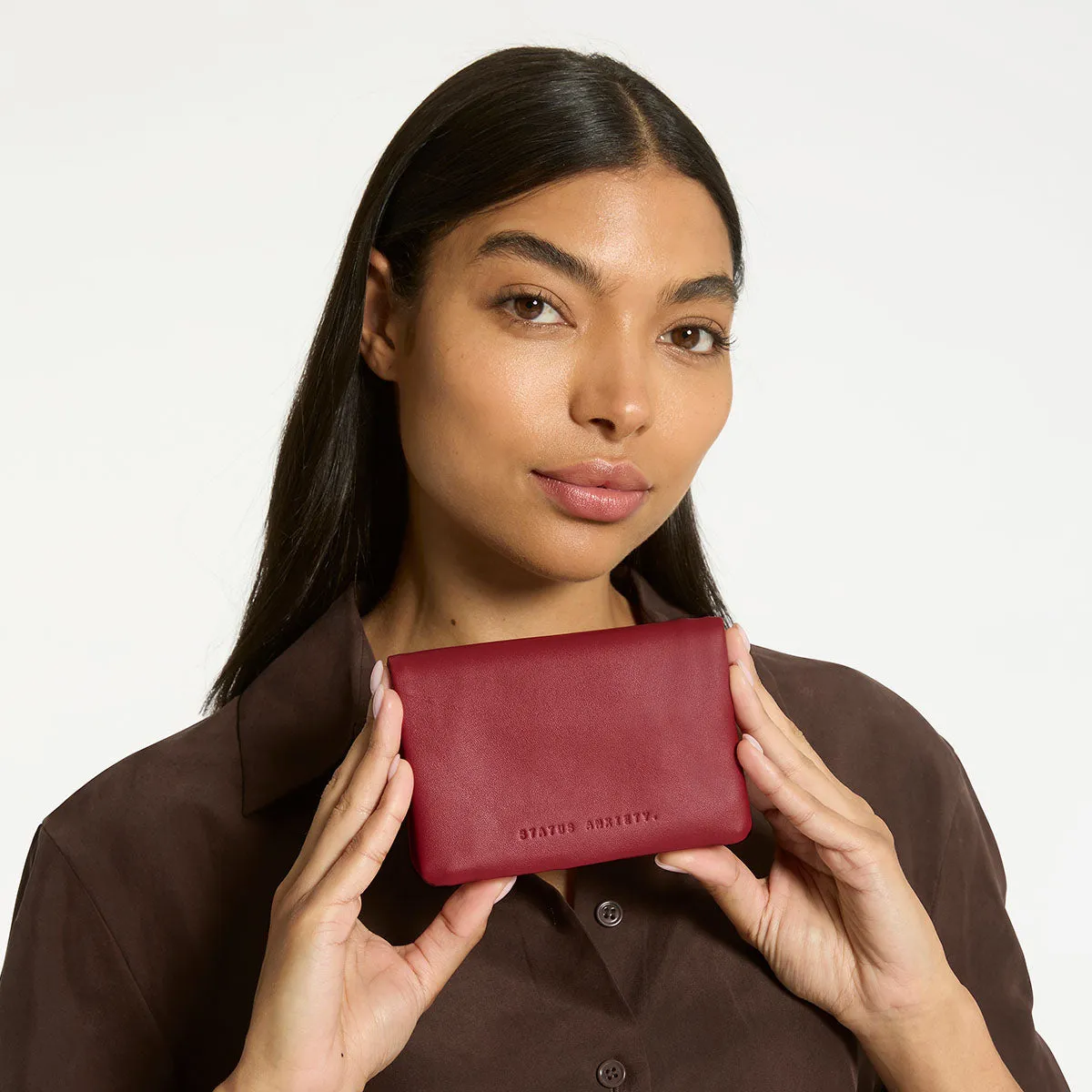 Is Now Better Wallet - Rouge Nappa sold by Status Anxiety product image thumbnail 2