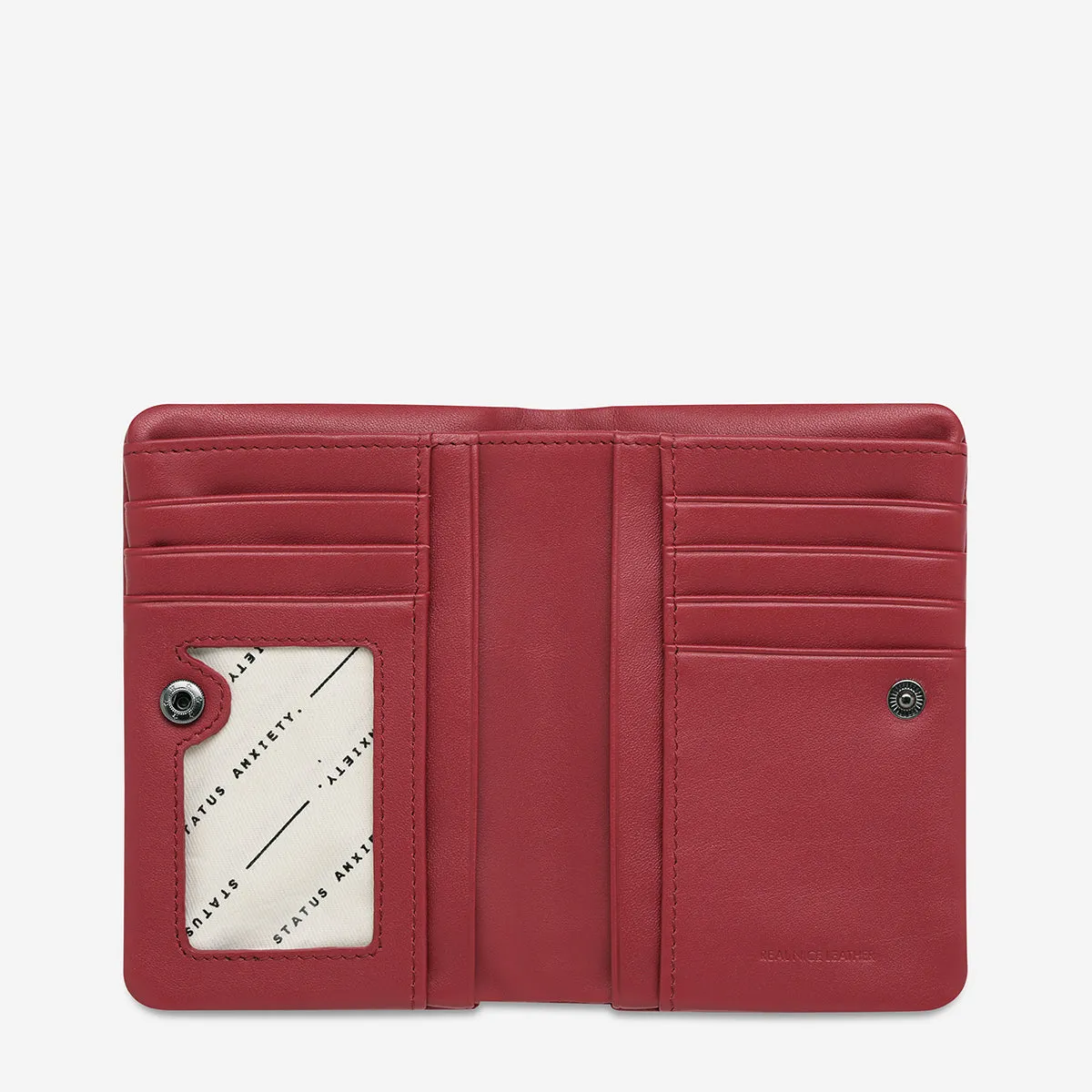 Is Now Better Wallet - Rouge Nappa sold by Status Anxiety product image thumbnail 3