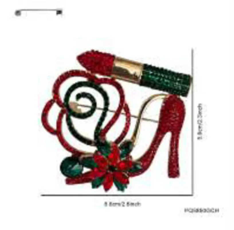 SHOE BROOCH ( 5850 GCH ) sold by Oh My Jewelry