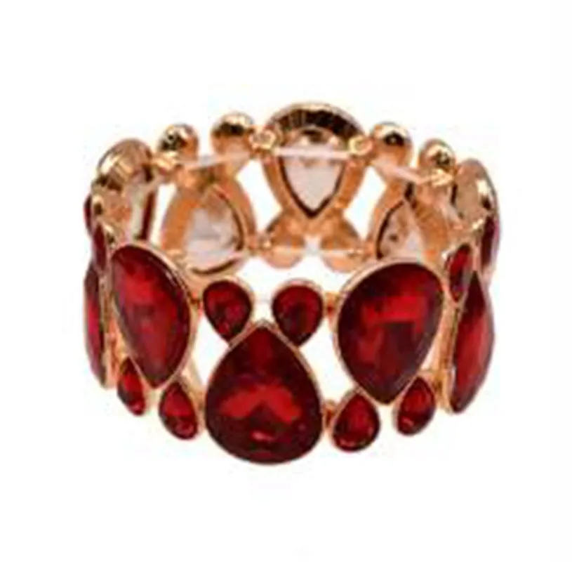 RED STRETCH BRACELET ( 210 GRD ) made by Oh My Jewelry