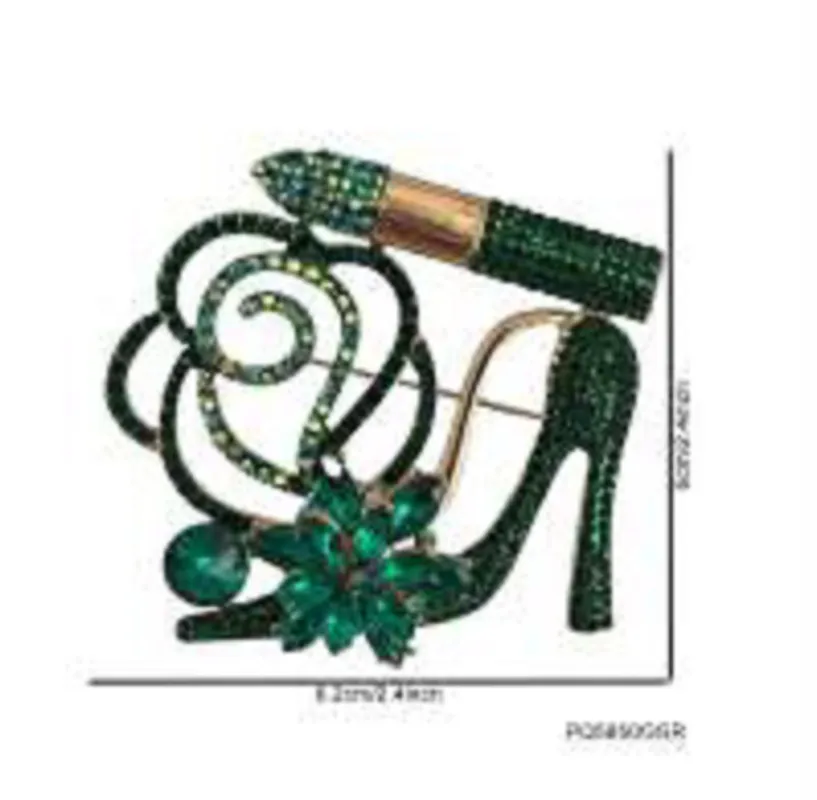 SHOE BROOCH ( 5850 GGR ) sold by Oh My Jewelry