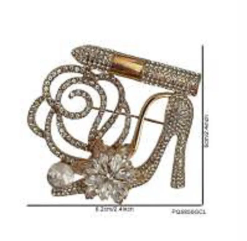 SHOE BROOCH ( 5850 GCL ) sold by Oh My Jewelry