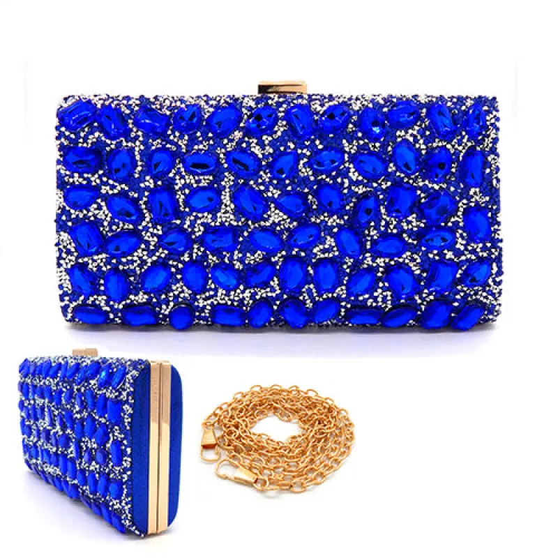 SAPPHIRE PURSE CLUTCH ( 6216 SAP ) sold by Oh My Jewelry