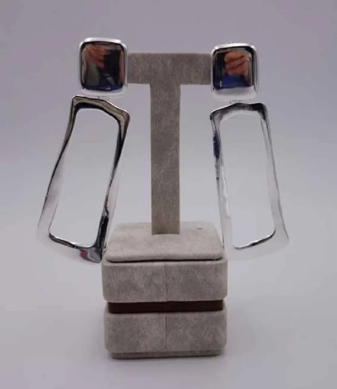 SILVER CLIP ON EARRINGS ( 2946 S ) sold by Oh My Jewelry